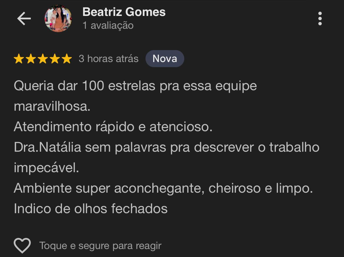 Depoimento Google
